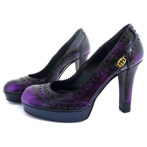 purple mink gucci heels|Mink heels Gucci Purple size 37 EU in Mink .